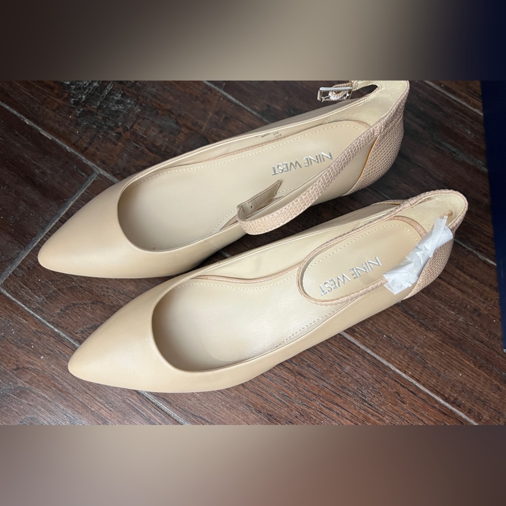 Nine West Wedge with Ankle Strap Size 5.5